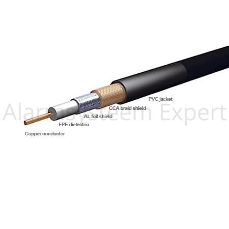 AlarmsysteemExpert.nl RG59 folie afgeschermde coaxkabel 100 meter