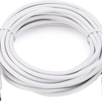 AlarmsysteemExpert.nl Verlengkabel voeding 12volt 5mtr Wit