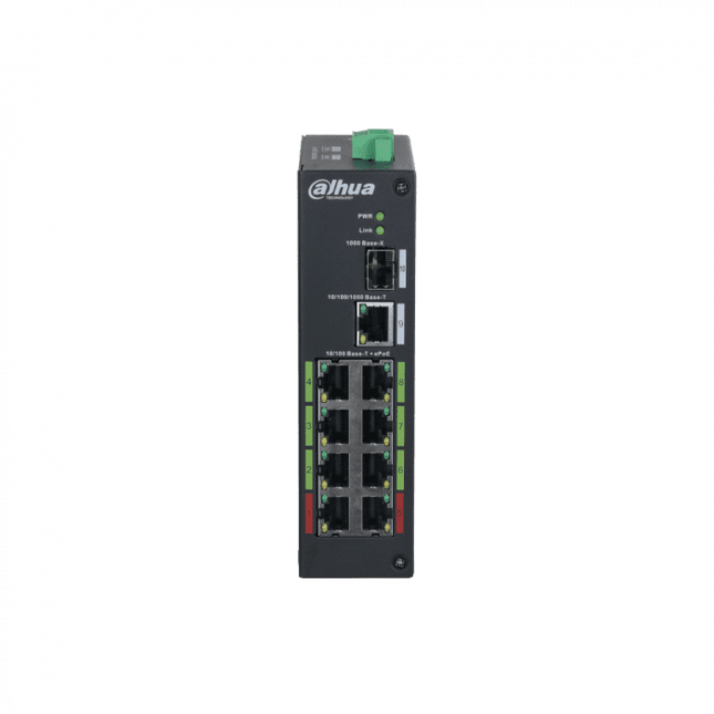 Dahua LR2110-8ET-120-V2, 8x PoE Switch (120W), 1x Uplink, 1x SFP