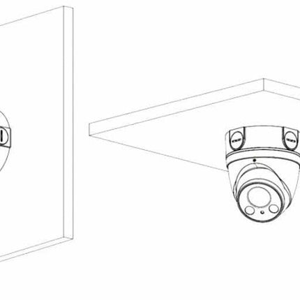 Dahua PFA130E montagebox Zwart