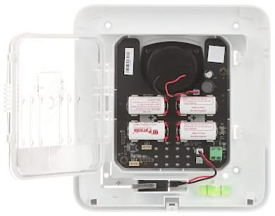 Hikvision DS-PS1-E-WE Buitensirene blauwe kap