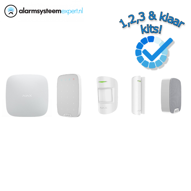 Ajax Systems Ajax Systems Sistema de Alarma Kit 1 Inalámbrico (Blanco)