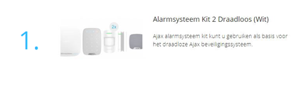 Ajax Systems Kit de sistema de alarma Ajax Systems 2 inalámbrico (blanco)