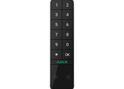 Ajax Systems Ajax Systems KeyPad Outdoor Jeweler sem fio com leitor de cartão DESFire e BLE