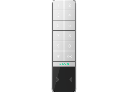 Ajax Systems Ajax Systems KeyPad Outdoor Jeweler sem fio com leitor de cartão DESFire e BLE