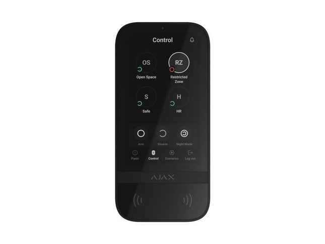 Ajax Systems Ajax Systems KeyPad TouchScreen Zwart