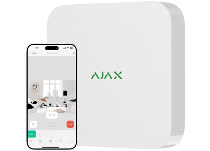 Ajax Systems Kit de Ajax Systems con 2 cámaras de torreta, NVR y cableado