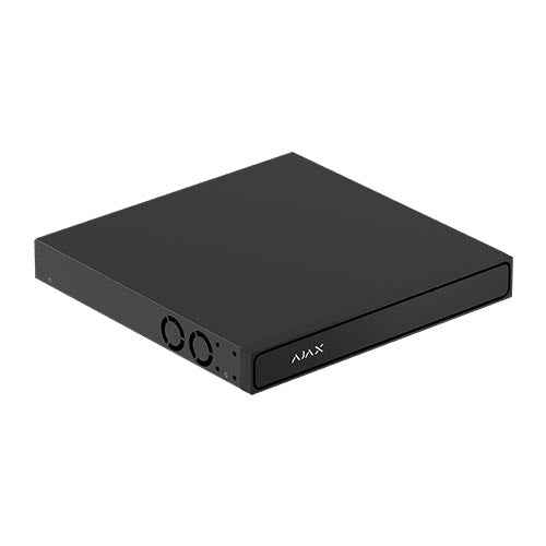 Ajax Systems Ajax Systems H2D16PAC NVR Recorder, 16 Channels, 16x PoE, 4K HDMI, Black