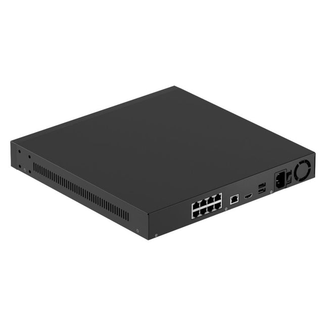 Ajax Systems Ajax Systems H2D8PAC NVR Recorder, 16 Channels, 8x PoE, 4K HDMI, Black