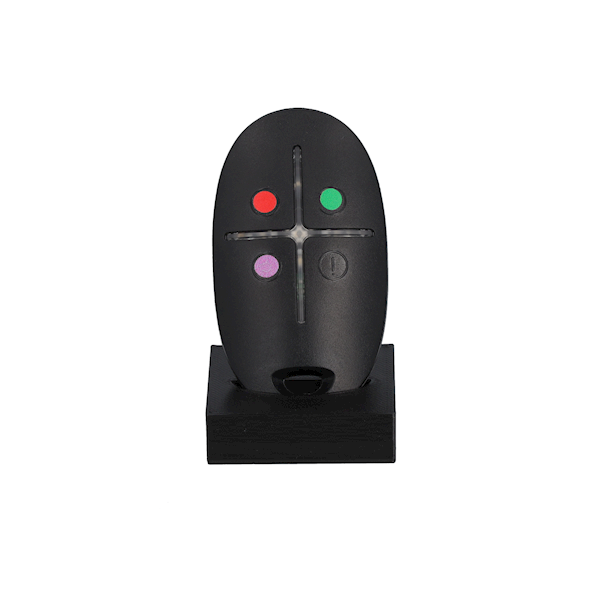 Ajax Systems Ajax Systems SpaceControl Zwart Draadloze afstandsbediening met gekleurde knoppen