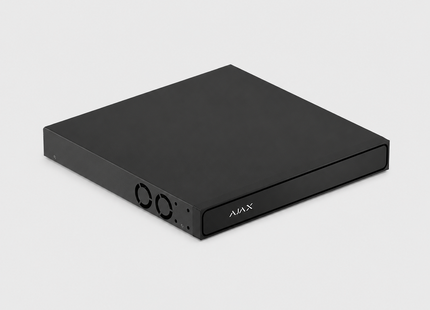 Ajax Systems Ajax Systems Superior NVR H2DAI2GAC Recorder 8 Kanalen, 4K HDMI, Zonder PoE, met AI, 2x HDDslot, Zwart