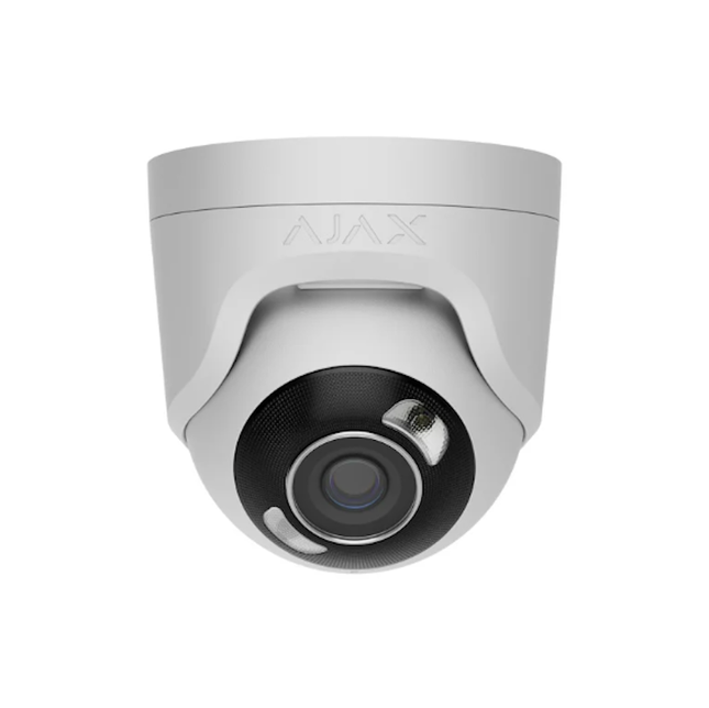 Ajax Systems Ajax Systems TurretCam HL Cámara IP con Iluminación Híbrida Blanca 5Mp