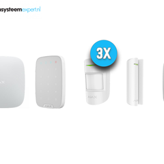 Ajax Systems Alarmsysteem Kit 3 Draadloos (Wit)