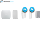 Ajax Systems Alarmsysteem Kit 5 Draadloos (Wit)