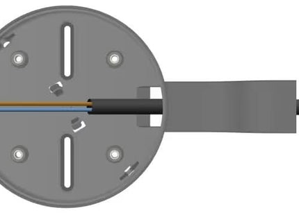 Ajax Systems CableTrunk Zwart, accessoire voor kabelgoten voor FireProtect 2 AC branddetectoren