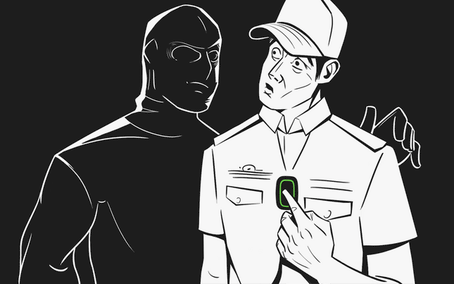 Ajax Systems Dubbele Paniekknop (Wit)