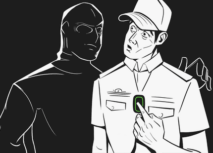 Ajax Systems Dubbele Paniekknop (Zwart)