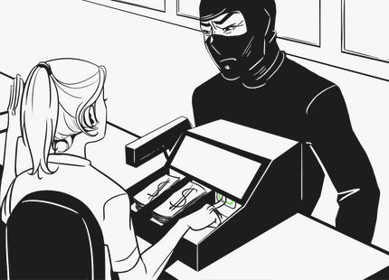 Ajax Systems Dubbele Paniekknop (Zwart)