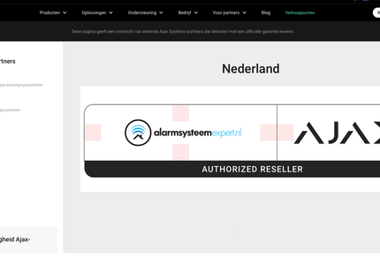Ajax Systems HomeSiren Binnensirene Draadloos Binnen (kopie)