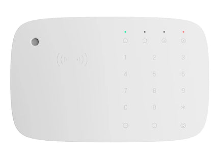 Panel de control Ajax Systems KeyPad Combi con sirena y lector de etiquetas