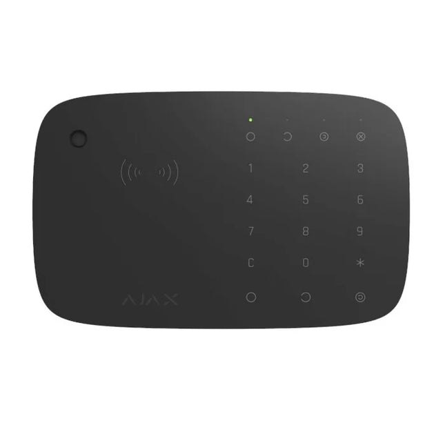 Panel de control Ajax Systems KeyPad Combi con sirena y lector de etiquetas