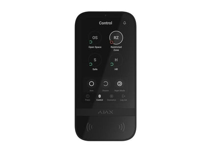 Ajax Systems KeyPad TouchScreen Zwart