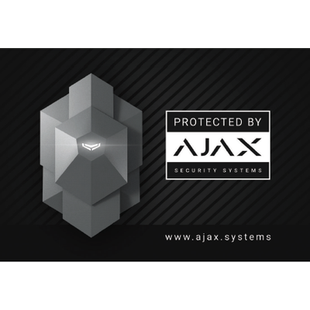 Ajax Systems Sticker 150 x 100mm English (Shield)