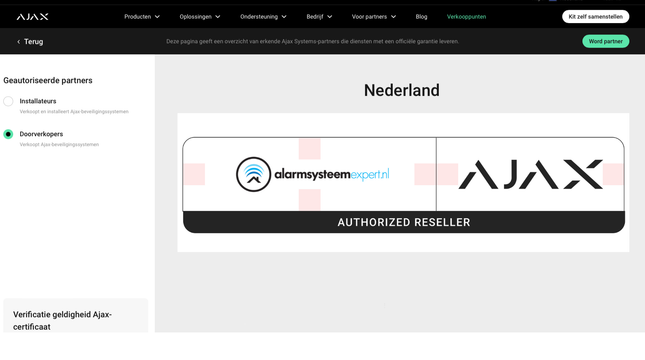 Ajax Systems Streetsiren Sirene Draadloos Buiten