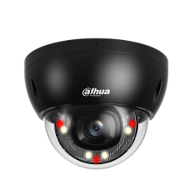 Alarma Total Alarma Total IPC-HDBW2449E-S-IL Negro, domo de 4 MP y 2,8 mm, luz dual inteligente, WizSense