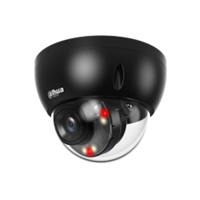 Alarma Total Alarma Total IPC-HDBW2449E-S-IL Negro, domo de 4 MP y 2,8 mm, luz dual inteligente, WizSense