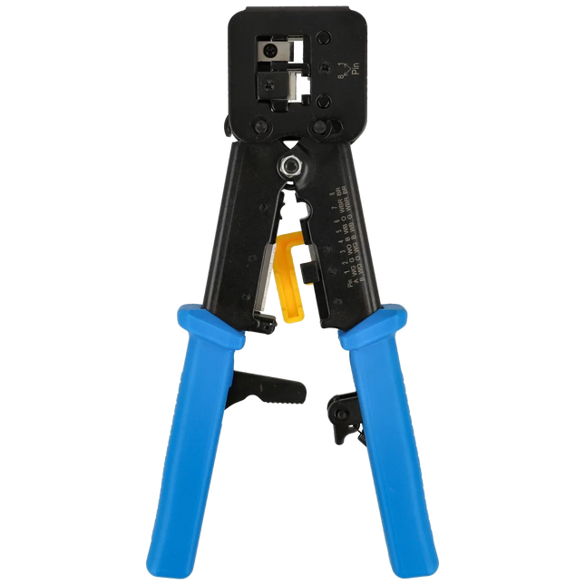 Alarma Total Alarma Total T-WC-05 Ferramenta de crimpagem modular universal, RJ45 / RJ12 / RJ11 para conectores push-through