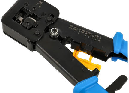 Alarma Total Alarma Total T-WC-05 Alicates de crimpado modulares universales, RJ45 / RJ12 / RJ11 para conectores pasantes