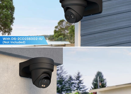 alarmsysteemexpert Camerasteun Zwart voor Hikvision en Dahua camera's