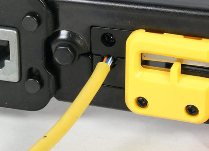 alarmsysteemexpert T-WC-05 Universele modulaire krimptang, RJ45 / RJ12 / RJ11 voor doorsteekconnectoren