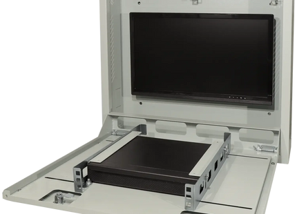 AlarmsysteemExpert.nl A-LOCKBOX-WALL, Metalen box voor recorder, afsluitbaar wandmodel