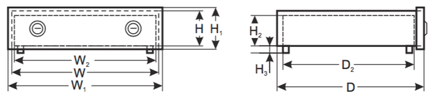 AlarmsysteemExpert.nl Afsluitbare metalen kast t.b.v. Recorder klein model Showroommodel