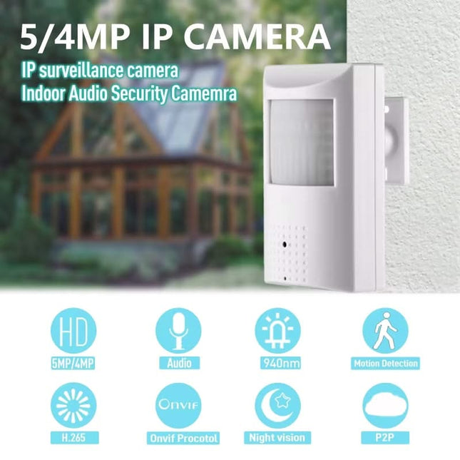 Alarma Total Alarma Total Cámara IP con detector de movimiento (PIR), Full HD, Onvif, PoE, Micrófono, 940Nm IR