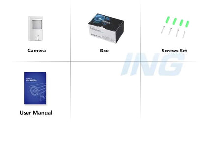 Alarma Total AlarmsysteemTotal Detector de movimiento con cámara IP (PIR), Full HD, ONVIF, PoE, micrófono, IR de 940 nm
