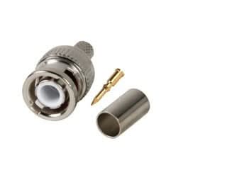 Alarma Total Alarma Total Conector de crimpagem BNC RG59 por 5 peças