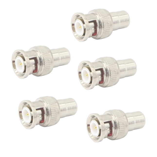 Alarma Total Alarma Total Conector de crimpagem BNC RG59 por 5 peças