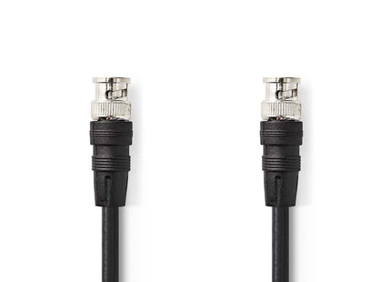 Alarma Total Alarma Total Cable de vídeo BNC, con conectores BNC macho - BNC macho, 2,0 m, negro