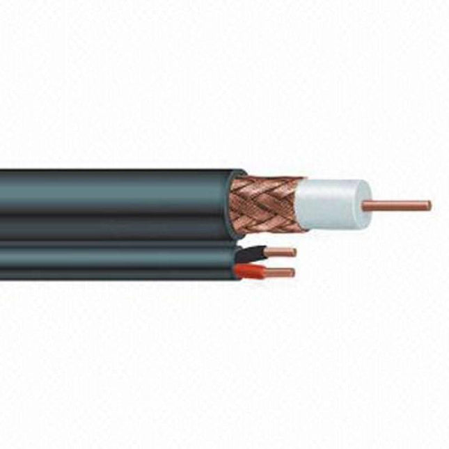 Alarma Total Alarma Total Cable combinado coaxial RG59 con cable de alimentación CC, 100 metros