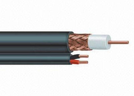 Alarma Total Alarma Total Cabo combinado coaxial RG59 com cabo de alimentação DC, 100 metros
