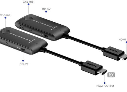 Alarma Total Alarma Total Extensor HDMI sem fio de 5 GHz configurado até 20 m