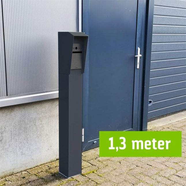 Alarma Total Alarma Total Colonne d'interphone 130cm, 15x15cm Revêtement en poudre double couche