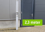 Couleur : RAL 9006 (gris)