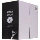 Alarma Total Alarma Total Cable de red CAT6 UTP, 305 m, conductores macizos de CCA, cable para interiores