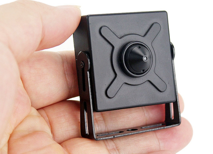Alarma Total AlarmsysteemTotal Cámara IP tipo «pinhole» de 4 Mp, ángulo de visión de 75 grados, objetivo de 3,7 mm, PoE, micrófono