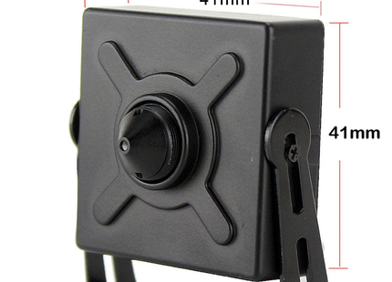 Alarma Total AlarmsysteemTotal Cámara IP tipo «pinhole» de 4 Mp, ángulo de visión de 75 grados, objetivo de 3,7 mm, PoE, micrófono
