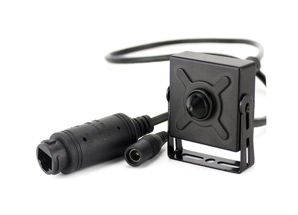 Alarma Total AlarmsysteemTotal Cámara IP tipo «pinhole» de 4 Mp, ángulo de visión de 75 grados, objetivo de 3,7 mm, PoE, micrófono